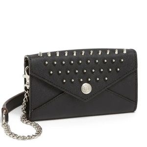 REBECCA MINKOFF Studded Wallet on a Chain Mini Bag